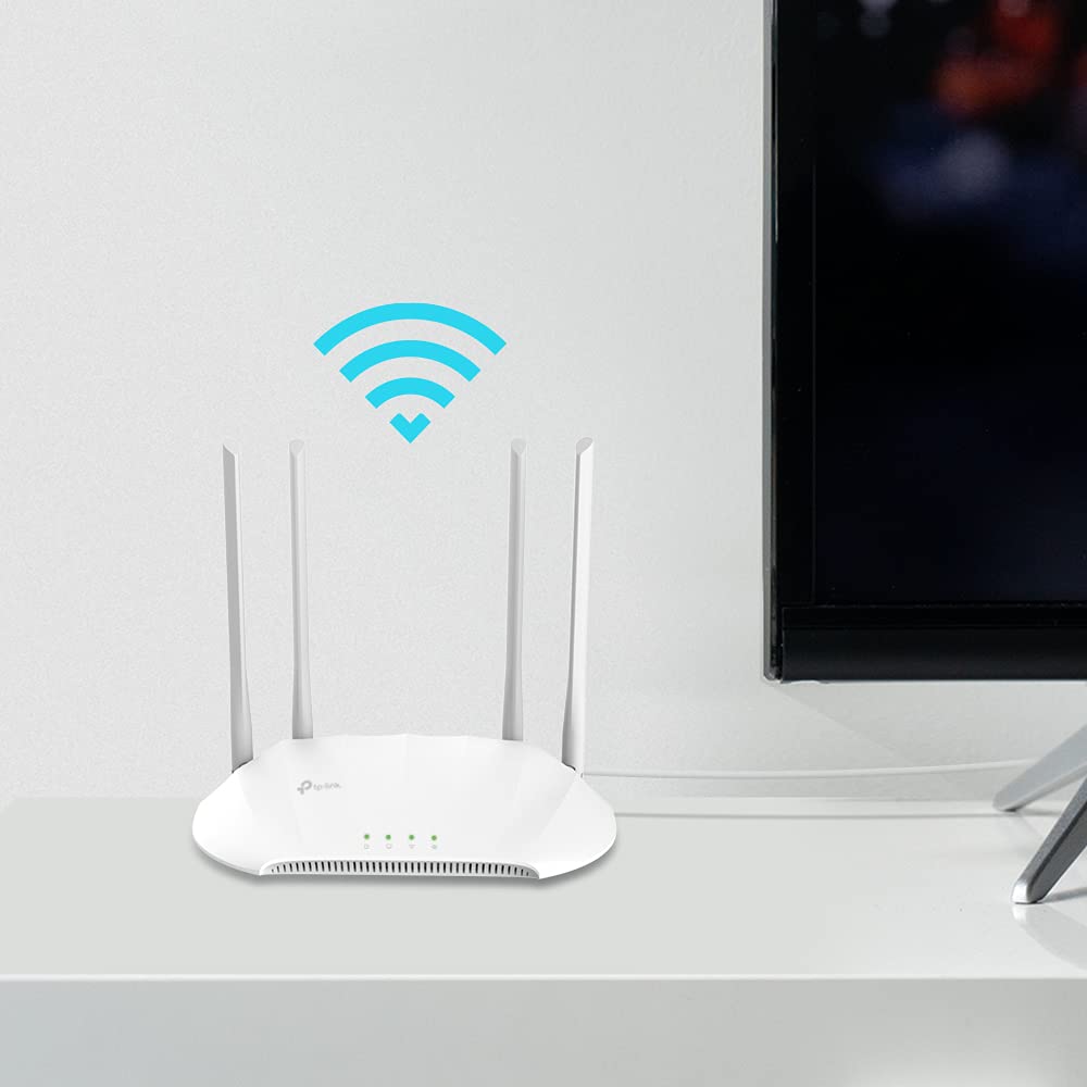 TP-Link TL-WA1201 Access Point, Dualband, 1267 Mbit/s, PoE, 4 Antennen, Weiß
