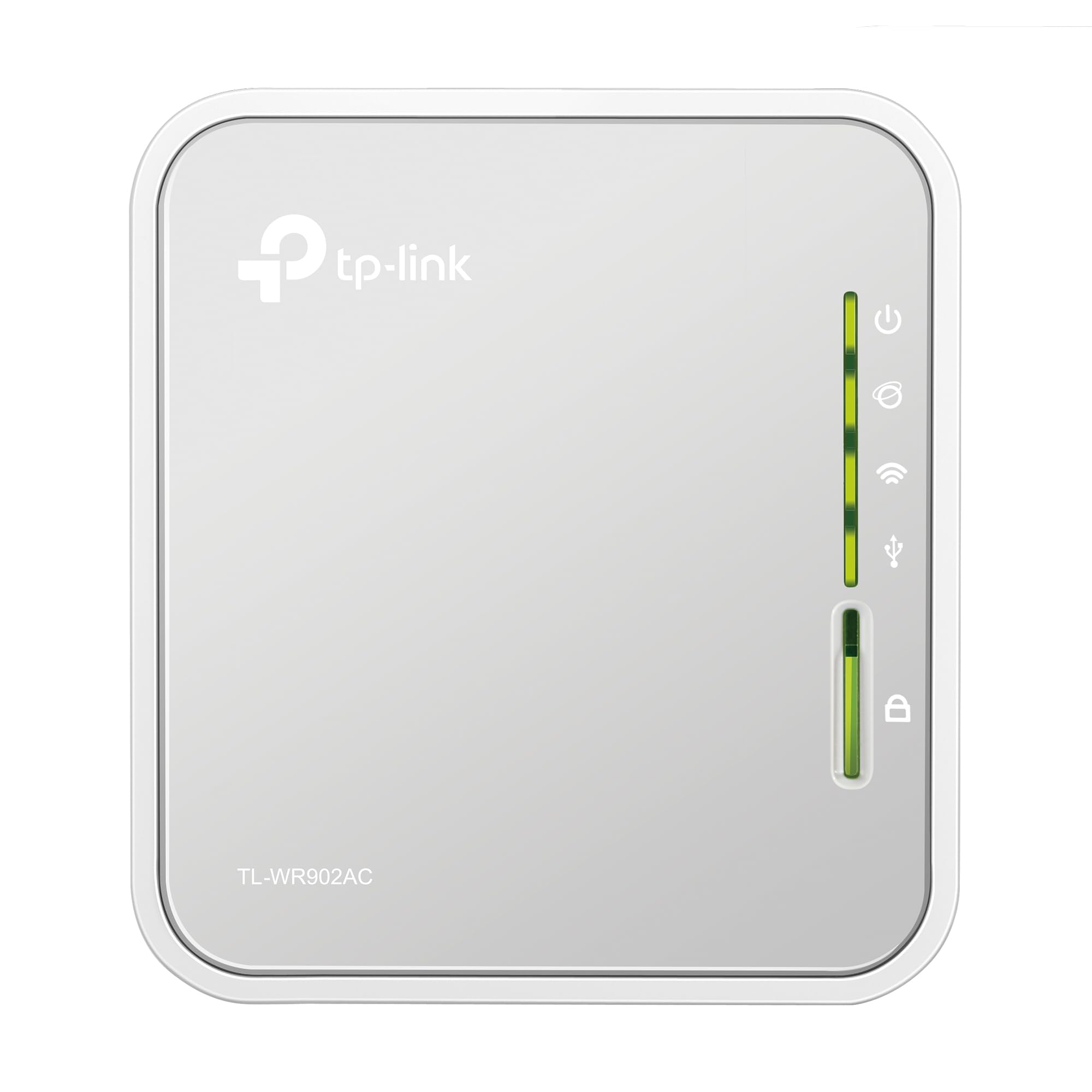 TP-Link TL-WR902AC AC750 Nano-Router, Dualband, Repeater/Accesspoint, Tragbar, Weiß/Grau