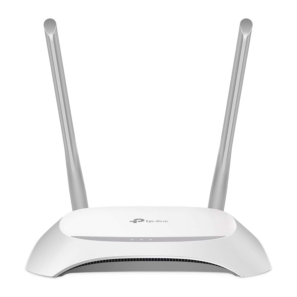 TP-Link TL-WR840N N300 WLAN-Router, 300 Mbit/s, 4x LAN, 2 Antennen, IPv6, Accesspoint, Weiß/Schwarz