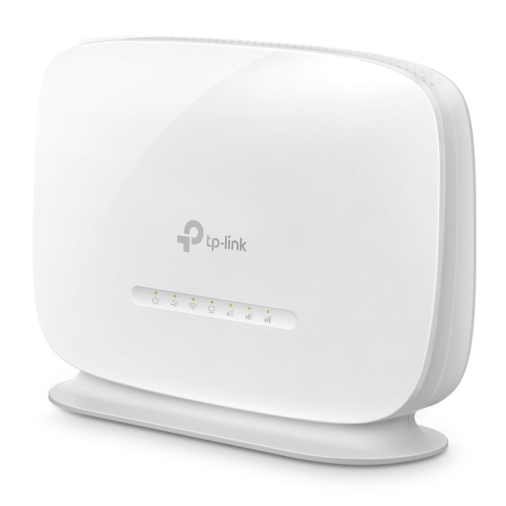 TP-Link TL-MR105 LTE-Router, 4G Nano-SIM, 150 Mbit/s, WLAN N300, 2x LAN, Gastnetz, Plug &amp; Play