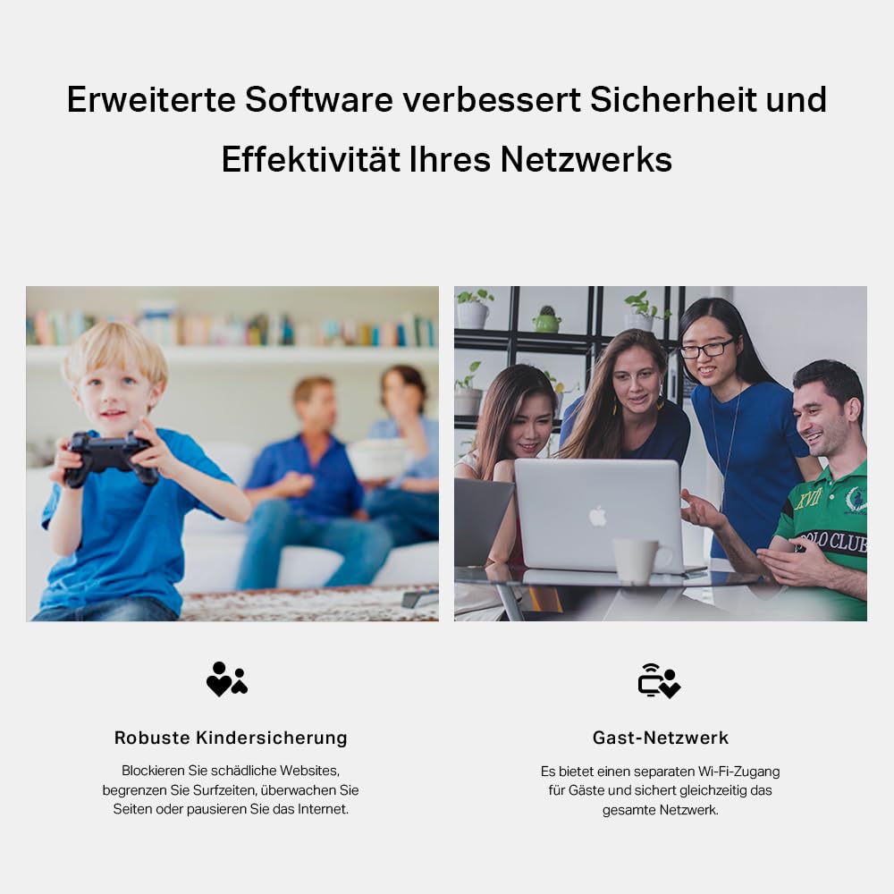 TP-Link TL-MR100 LTE-Router, 4G-SIM, 150 Mbit/s, WLAN N300, 2x LAN, Gastnetz, Plug &amp; Play