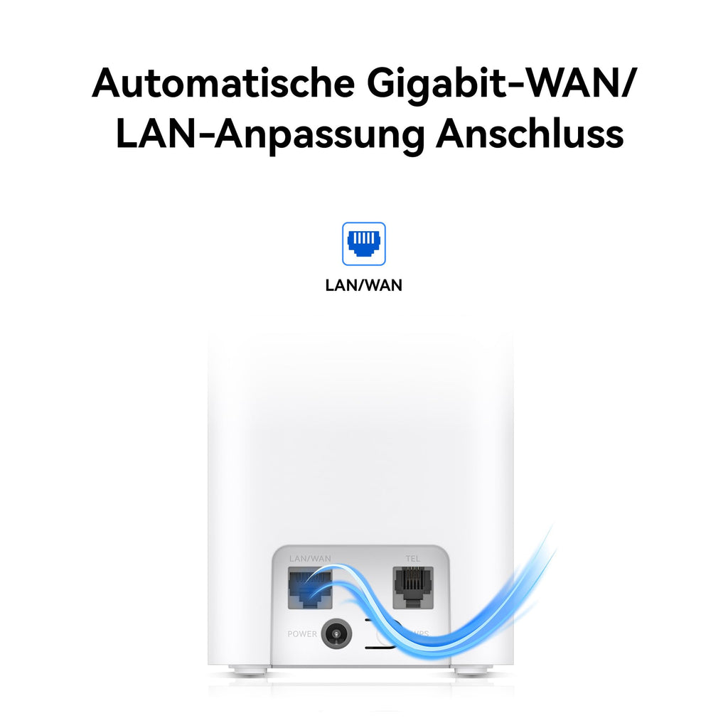 5G CPE 5s Wi-Fi 6 Router AX3000, 3600 Mbit/s, LAN/WAN, Garantie