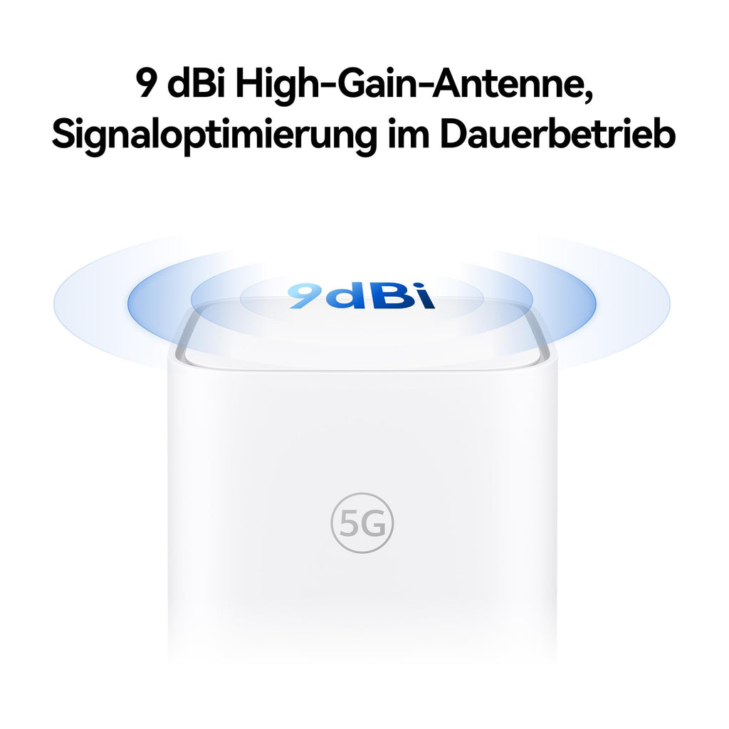 5G CPE 5s Wi-Fi 6 Router AX3000, 3600 Mbit/s, LAN/WAN, Garantie