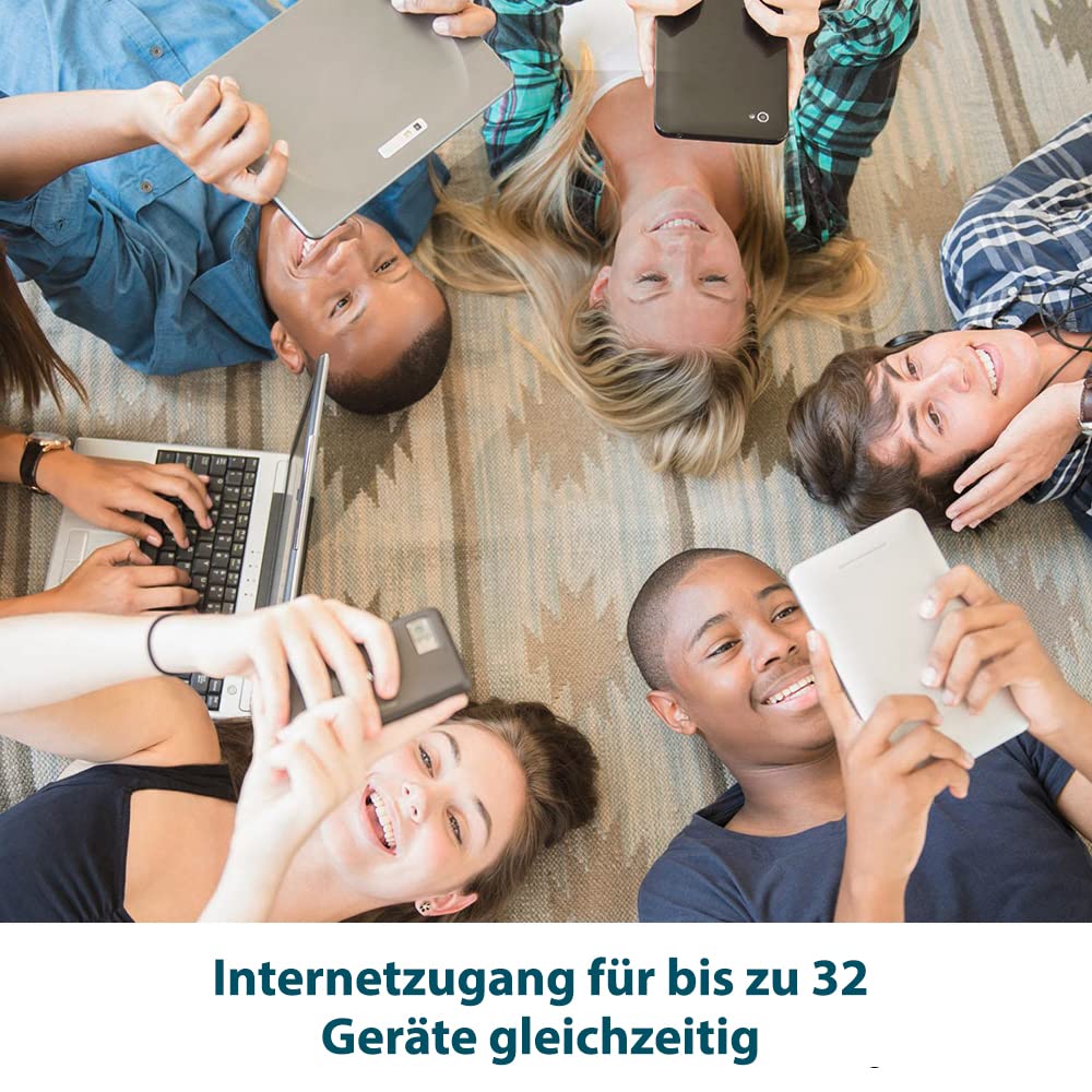 TP-Link TL-MR6400 LTE-Router, 4G-SIM, 150 Mbit/s, N300 WLAN, 4x LAN, Gastnetz, Schwarz