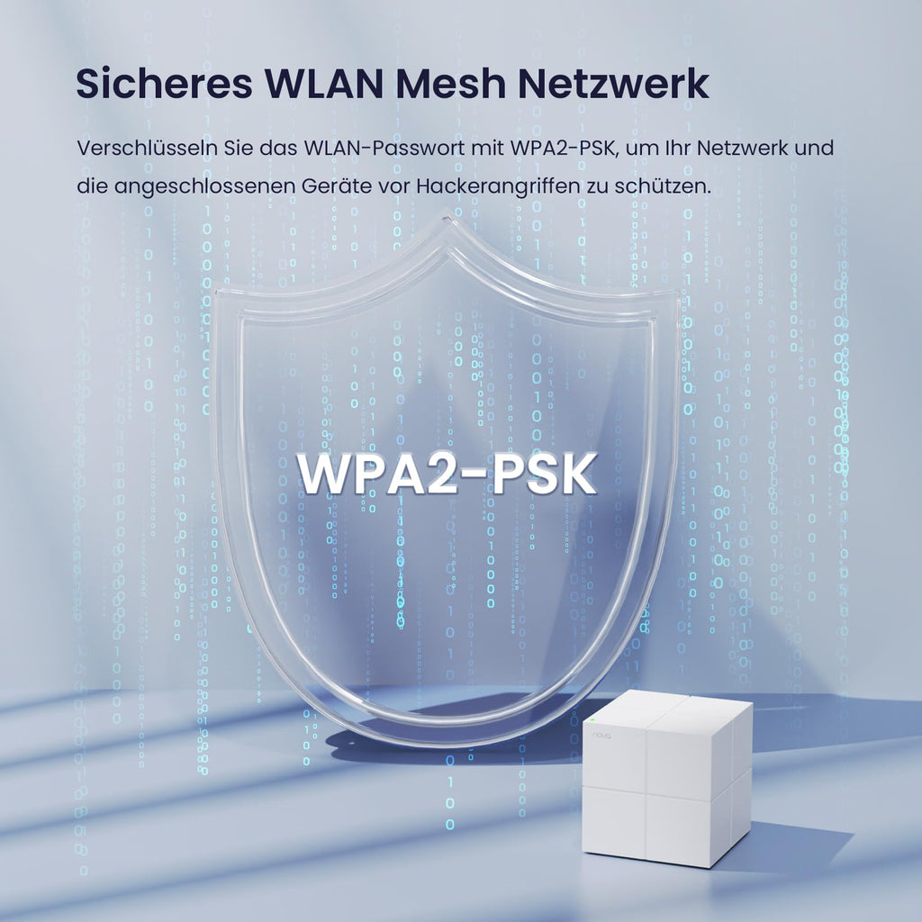 Tenda Nova MW6 AC1200 Mesh-WLAN-Set, 3-4 Zimmer, 6x Gigabit, 3er-Pack