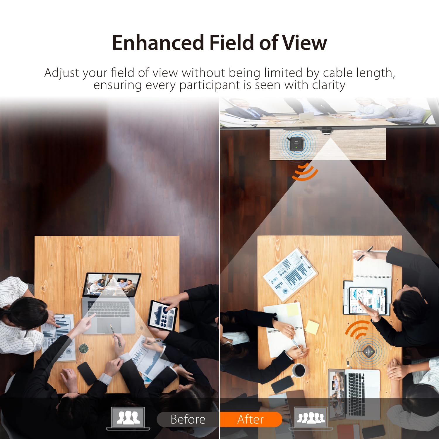 j5create Wireless-Extender für USB-Webcam &amp; Mikrofon, Windows/Mac (JVW120)