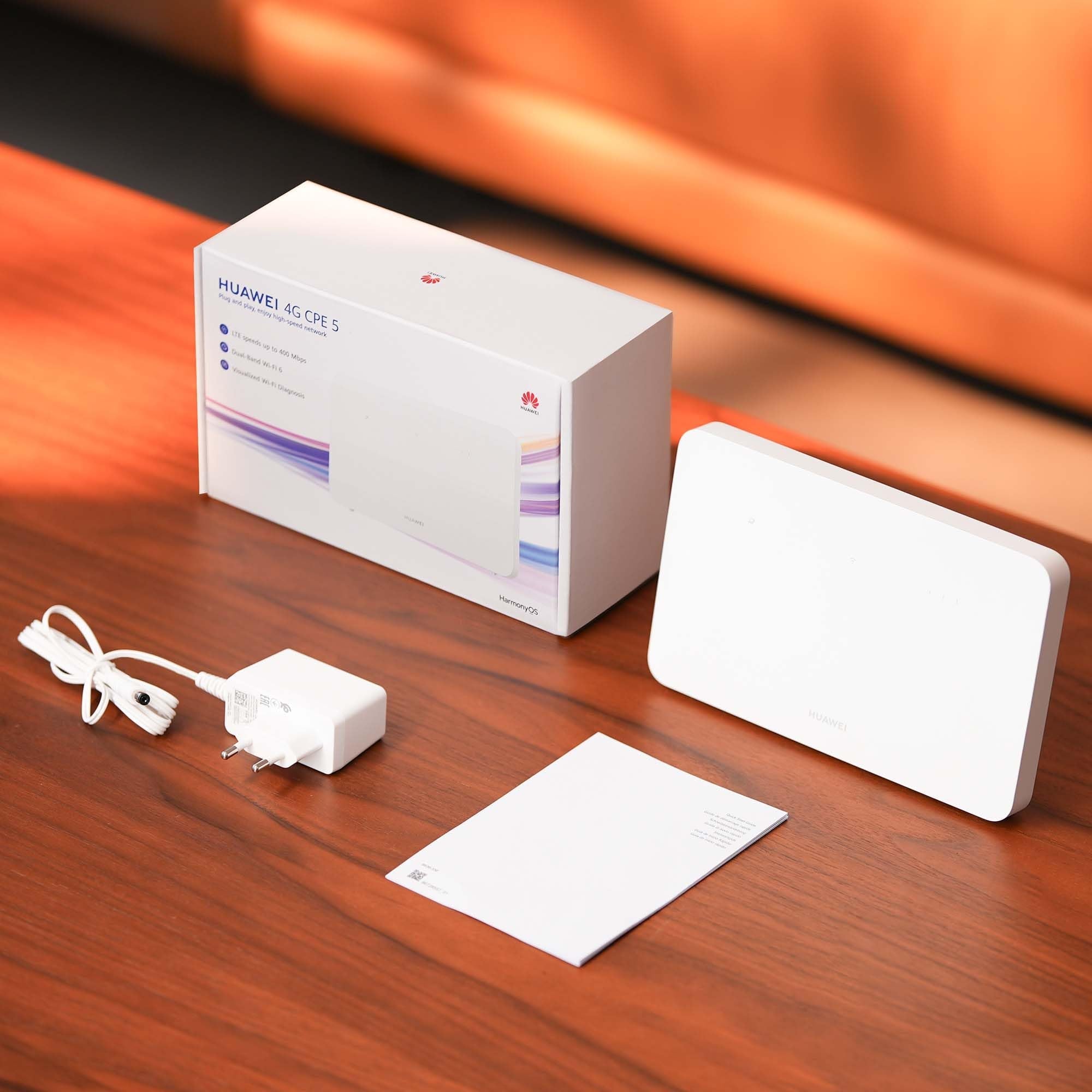 HUAWEI 4G CPE B636 LTE-WLAN-Router, Wi-Fi 6, Nano-SIM, 400 Mbit/s