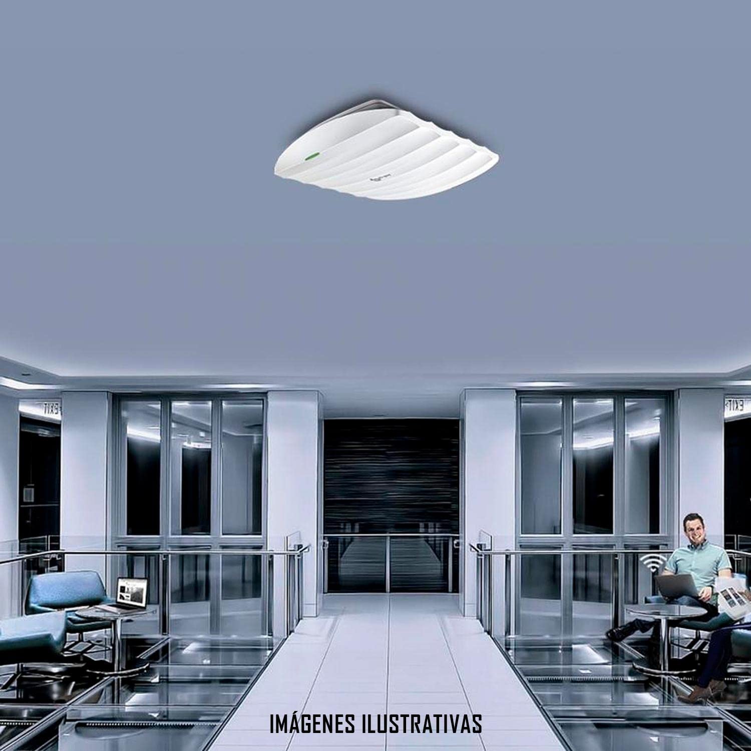 TP-Link EAP225 Dualband WLAN Access Point 1350 Mbit/s, PoE, Omada SDN, Weiß