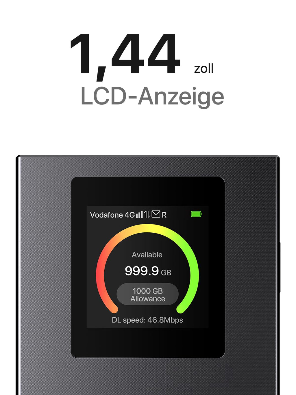 Tenda Mobiler WLAN-Router Wi-Fi 6, 2100-mAh-Akku, 4G-Hotspot, USB-C